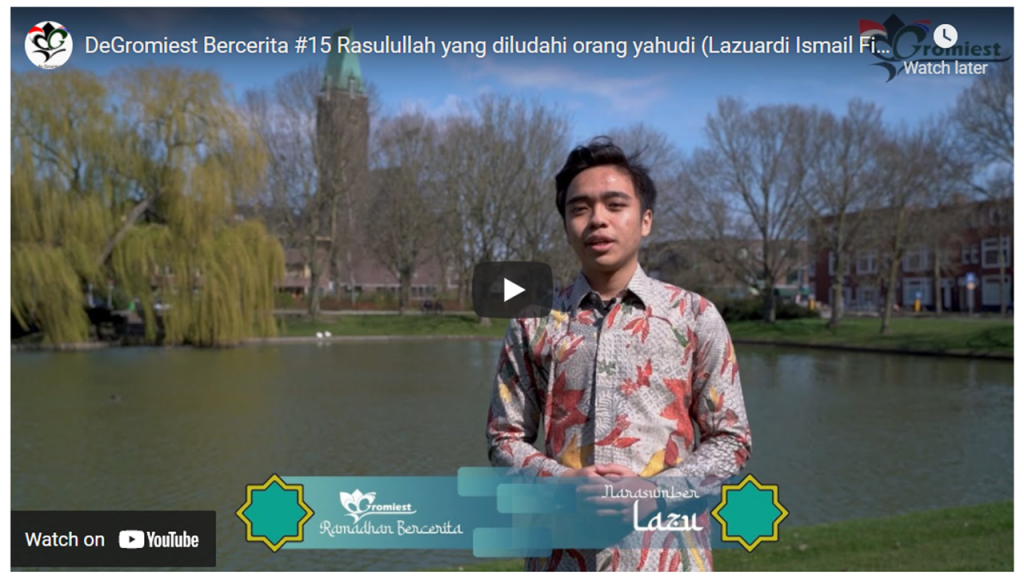 DeGromiest Bercerita #15. Rasulullah yang diludahi orang yahudi (Lazuardi Ismail Firdaus)